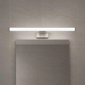 MIRORE LED fürdőszobai tükörvilágítás, 8 W, 230 V, 40 cm, IP44, fényes króm