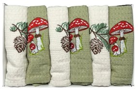 Toadstool konyhai törülközőkészlet 6 db