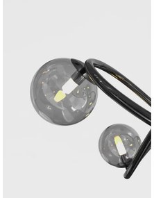 Wofi 9014-1205 - LED Felületre szerelhető csillár NANCY 12xG9/3,5W/230V fekete/króm