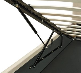 Franciaágy 140 cm Faris (sárga) (ágyráccsal). 1078643