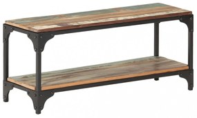 tömör újrahasznosított fa dohányzóasztal 90 x 30 x 40 cm