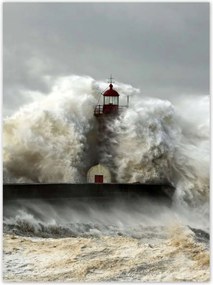 Poszterek 100x135 Világítótorony Vihar