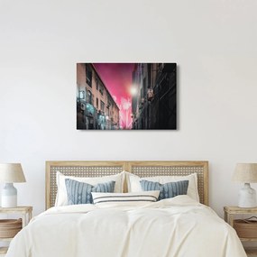 Tűzijáték Marseille-ben (90x60 cm)