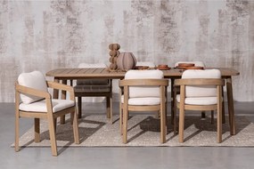 Natúr színű tömörfa kerti szék Pablo – Bizzotto