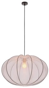 Fehér függőlámpa textil búrával ø 60 cm Mellow – Candellux Lighting