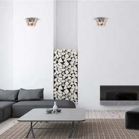 Fali kristály lámpa CHELSEA 2xE14/40W/230V króm