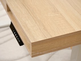 PC asztal Osto 120 (szonoma + fehér). 1109831
