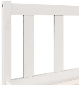 fehér tömör fenyő extra hosszú ágykeret matrac nélkül 100x220cm