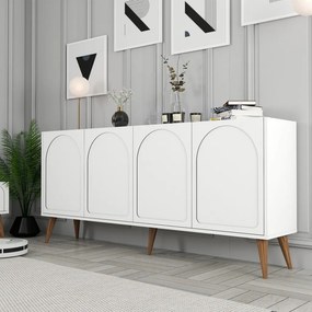 Lyon 81 - White, Walnut