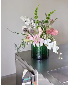 Kézzel készített üveg váza Emerald – Hübsch