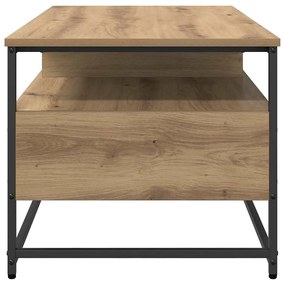 Dohányzóasztal fiókkal kézműves tölgy 100 x 51 x 45 cm Faanyag