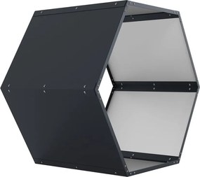 Fa tároló hatszögletű fém sötátszrüke