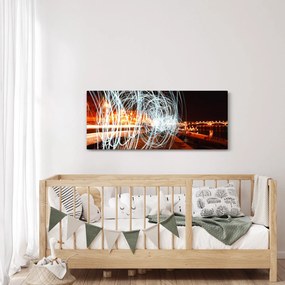 A fényhullámok képe (120x50 cm)