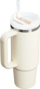 Krémszínű rozsdamentes acél termosz szívószállal 890 ml Quencher H2.O FlowState™ Tumbler Cream 2.0 – Stanley