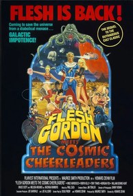 Illusztráció Flesh Gordon Meets The Cosmic Cheerleaders