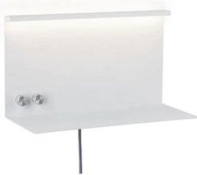 Paulmann 78919 - LED/4,5W Dimmelhető lámpa polccal és USB + LED/1,6W 230V