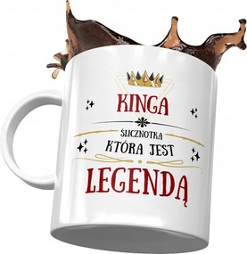 Bögre Kinga Feleség Barátnő Ajándék Nyomtatott Fotóval