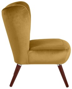 Sari Velvet sárga fotel - Max Winzer