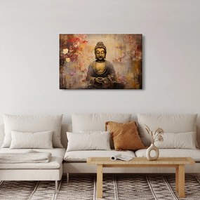 Kép - Buddha, festészet (90x60 cm)