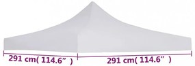 fehér tető partisátorhoz 3 x 3 m