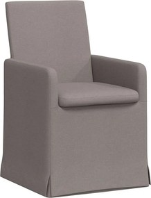 vidaXL Étkező Székek 2 pcs Tópszínű 57 x 67 x 95 cm szövet