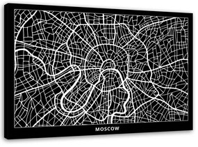 Gario Vászonkép Moszkva város terve Méret: 60 x 40 cm