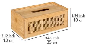 WENKO 25607100 - ALLEGRE zsebkendőtartó 25x13 cm barna