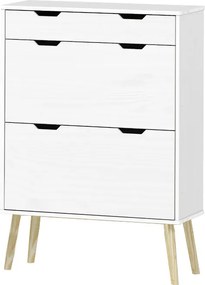 Cipősszekrény 100 x 33 x 50 cm fehér CS06-100
