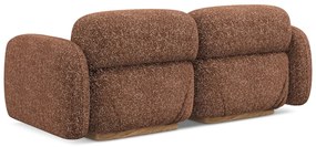 Narancssárga-barna moduláris kanapé 190 cm Ailani – Makamii