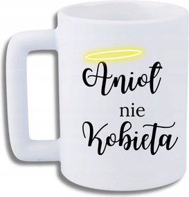 Bögre Fehér Leo Vicces Ajándék Valentin Nap Angyal Nem Nő