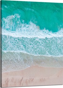 Vászonkép Tenger Hullámok Víz Tengerpart 50x70 cm Ajándéknak is tökéletes