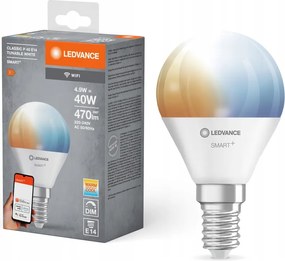 Led izzó E14 Golyó 4.9W 470lm Cct Tompítható Smart+ WiFi Mini Bulb