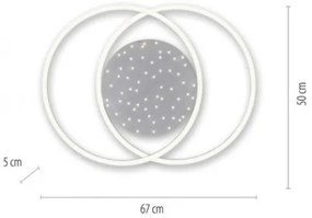 Paul Neuhaus 6025-55 - YUKI LED 48W mennyezeti dimmer, távirányítóval