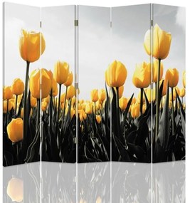 Gario Paraván Sárga tulipánok rétje Méret: 180 x 170 cm, Kivitelezés: Klasszikus paraván