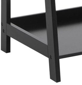 DAMON fekete könyvespolc