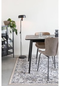 Étkezőasztal tölgyfa dekorral 90x180 cm Fabio – White Label