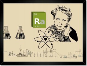 Poszterek keretben 40x30 Maria Skłodowska-Curie