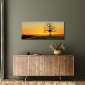Egy fa képe a mezőn (120x50 cm)