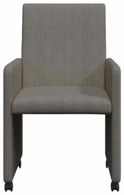 Kerekes Étkező Székek 2 pcs Világosszürke 57 x 66 x 94 cm