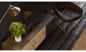 Jugend barna-fekete TV-állvány - Woodman