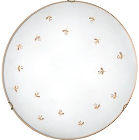 Kolarz 731.13.4.160- Fali lámpa NONNA 3xE27/60W/230V átmérő 50 cm virágdíszítésű rózsaarany