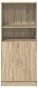 vidaXL sonoma tölgy színű szerelt fa konyhaszekrény 57x41,5x131,5 cm