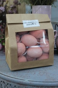 Lazac színű tojások 21db 7cm