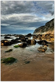 Poszterek 60x90 Szikla a tengerparton