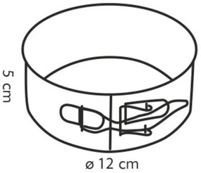 Tescoma DELÍCIA tortasütő forma, 12 cm