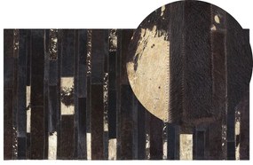 Barna bőrszőnyeg 80 x 150 cm ARTVIN Beliani