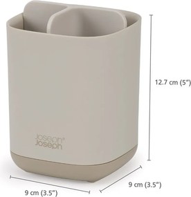 Bézs műanyag fogkefetartó állvány EasyStore – Joseph Joseph