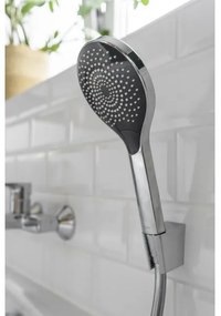 WENKO 24921100 - Zuhanyfej víztakarékos rendszer 12x12 cm fényes króm/szürke