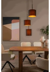 Lucide 45409/13/30 - Csillár zsinóron MAYA 3xE27/40W/230V fekete