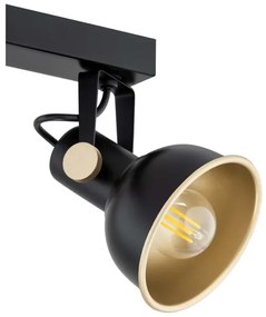 Argon 7142 - Spotlámpa LENORA 2xE14/7W/230V fekete